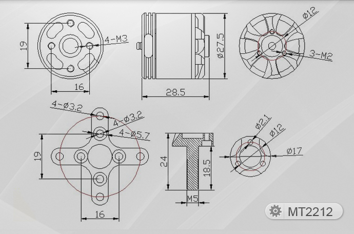 MT2212 drawing