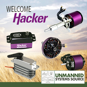 Hacker Motors’ product line now available at Unmanned Systems Source
