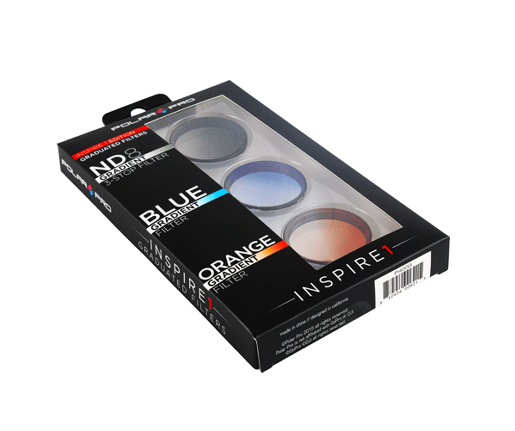 PolarPro 3 Pack Graduated Filters for Inspire 1 and Osmo