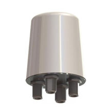 4x4 MIMO Omni Antenna, 2.1 - 2.5 GHz, 3 dBi, 4 Input Quad