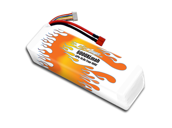 LiPo 6000XL 4S 14.8v Battery Pack