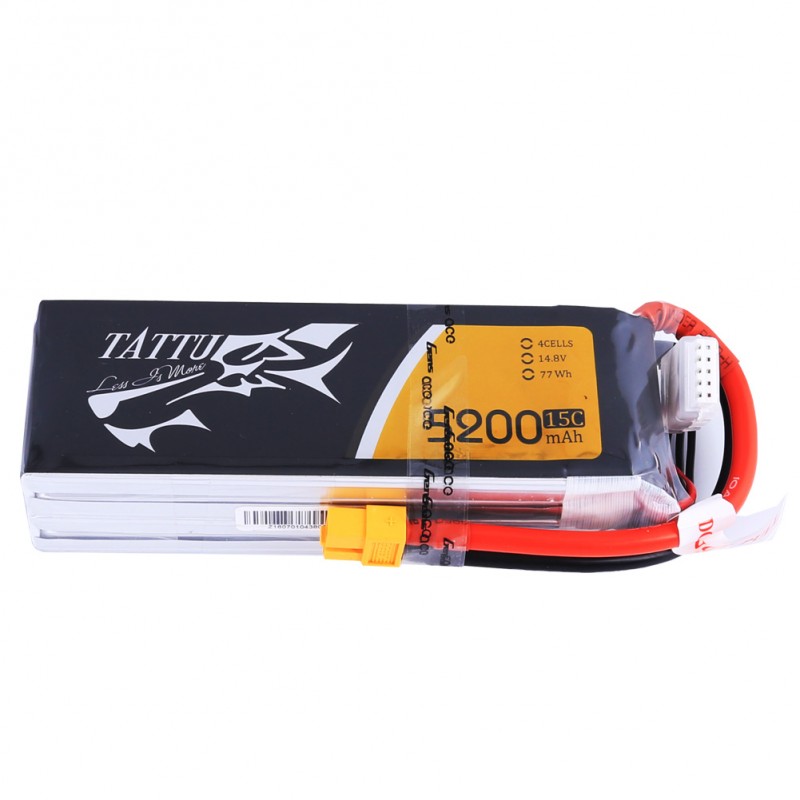 5200mAh 14.8V 35C 4S1P Lipo Pack with XT60 plug