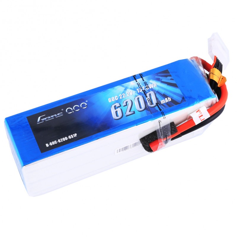 6200mAh 14.8V 45C 4S1P Lipo Battery Pack with Deans plug