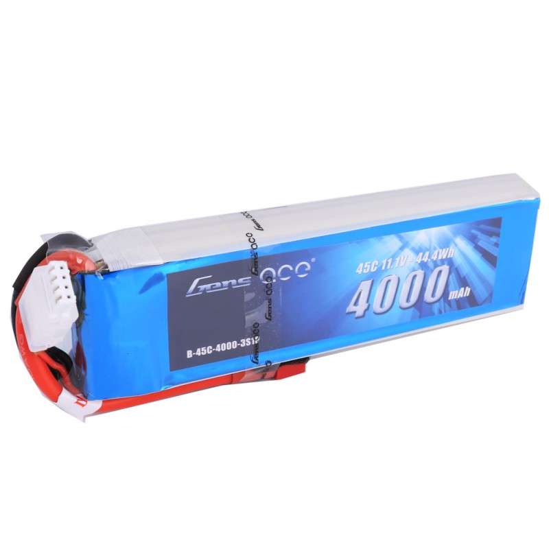 4000mAh 11.1V 45C 3S1P Lipo Battery Pack Deans plug