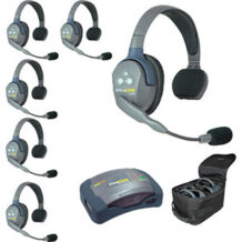 UltraLITE and HUB 6-Person System with 5 Single Headsets