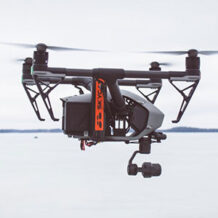 DJI Inspire 2 Drone Parachute with Automatic Trigger System