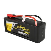 Tattu Plus 22.2V 25C 6S Lipo Battery 10000mAh with AS150+XT150 Plug
