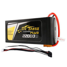 Tattu Plus 22000mAh 22.2V 25C 6S1P Lipo Smart Battery Pack with XT90 Plug
