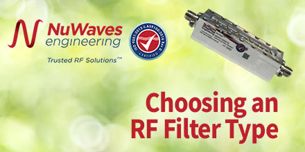 Choosing an RF Filter Type