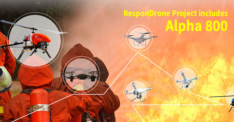 ResponDrone Project Includes Alpha 800