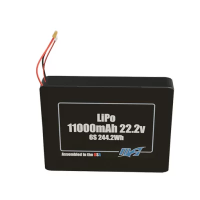 LiPo 11000mAh 6S 22.2v Battery Pack