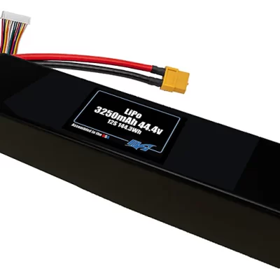 LiPo 3250mAh 12S 44.4v Battery Pack
