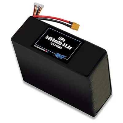 LiPo 5450mAh 12S 44.4v Battery Pack